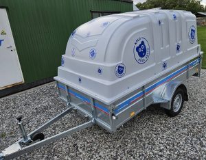 Plastkaanega järelhaagis TIKI Onroad, 1,50 × 3 m